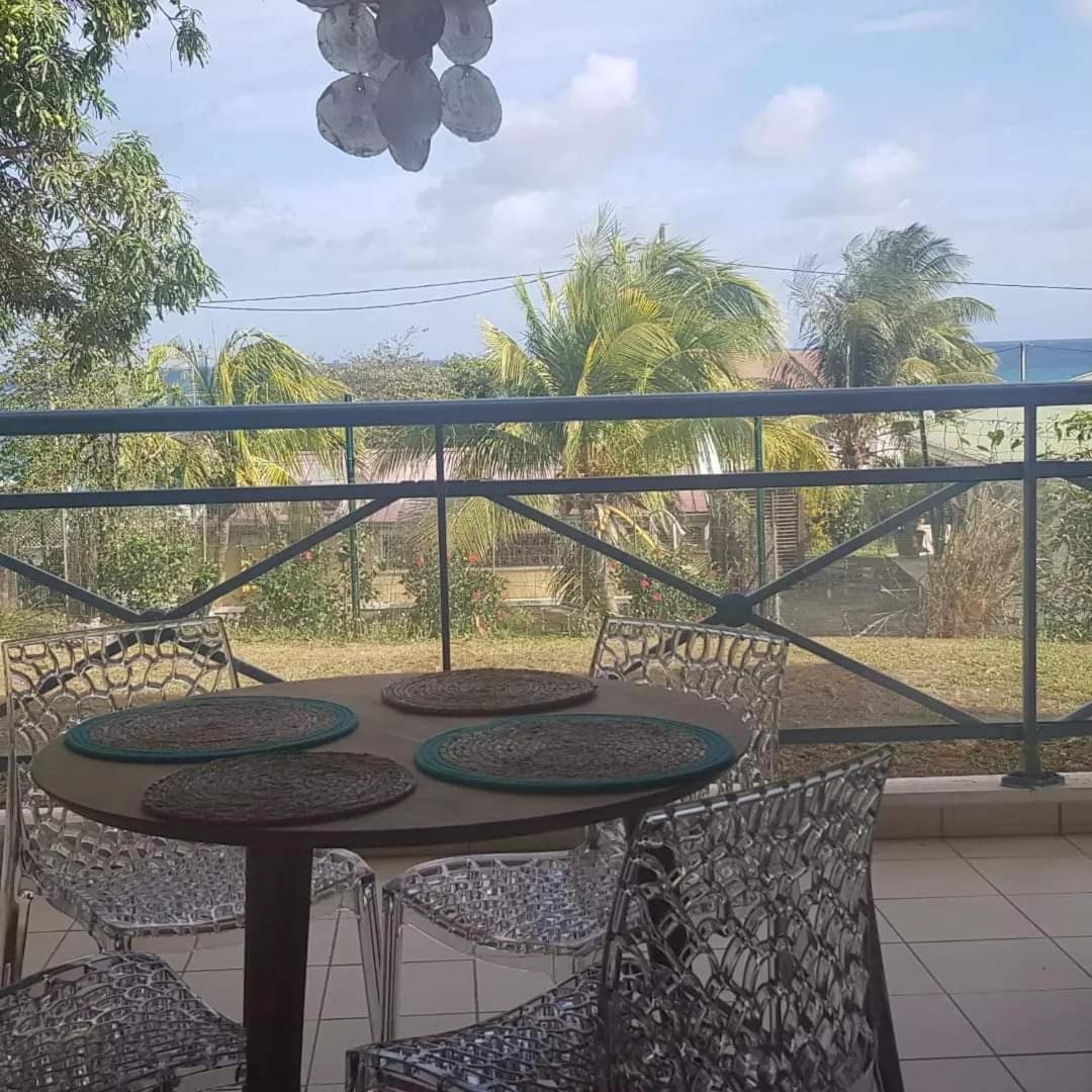 Ti Paillettes Calme Vue Mer Et Plage A 50 M Le Diamant Exterior foto